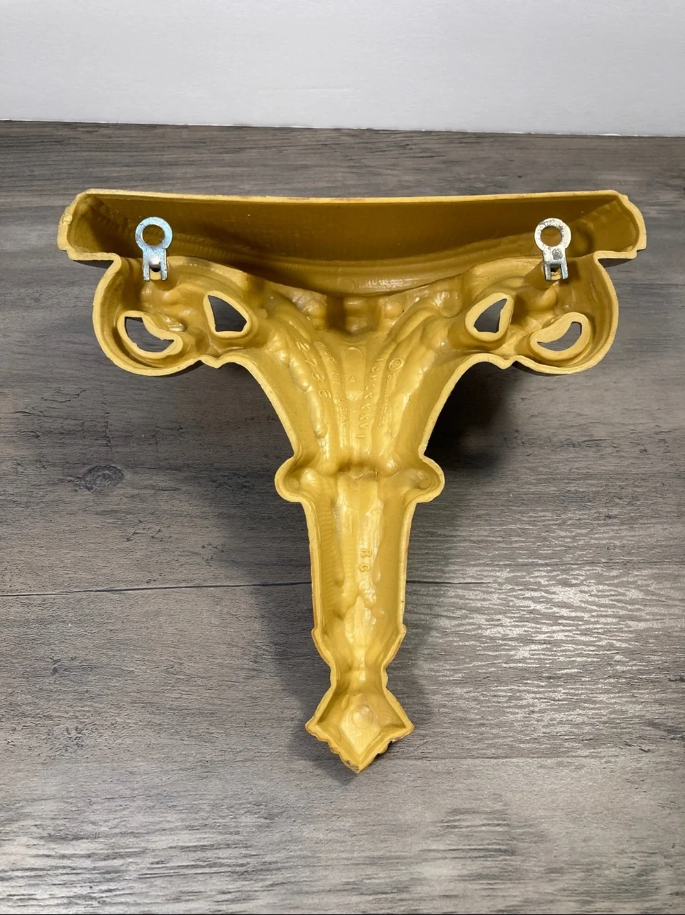 Vintage Burwood Decorative Wall Shelf Hollywood Regency